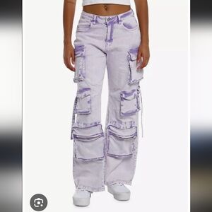 Fashion Nova Purple Flare Jean